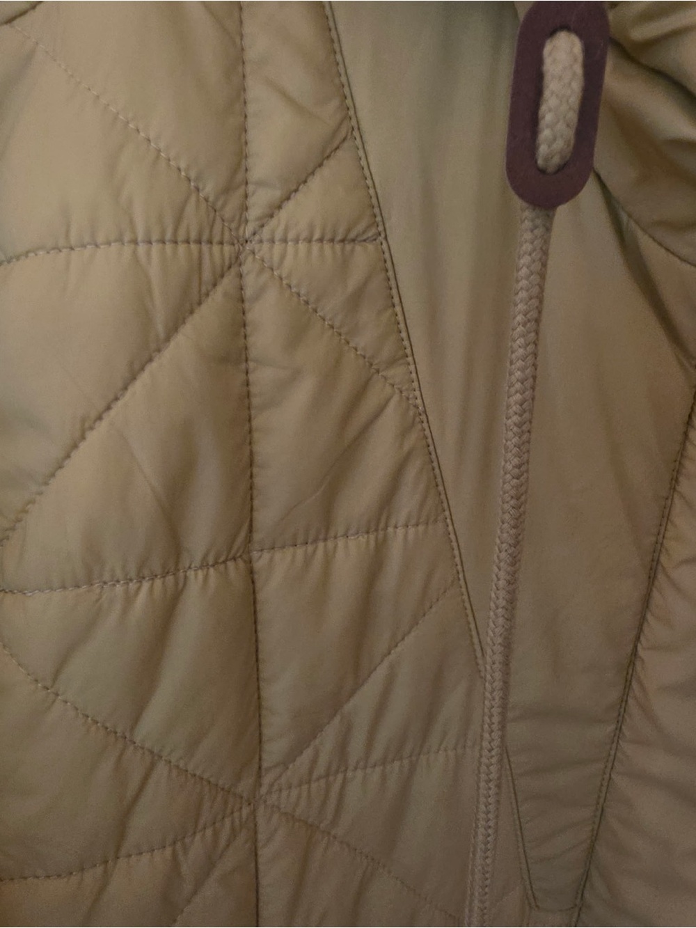 Madewell Quilted Hooded Puffer Rain Coat in Olive - Picture 4 of 6